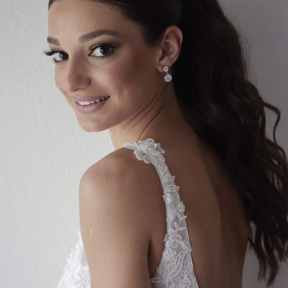 ''Themis'' υπέροχα και εύκολα να συνδιαστούν σκουλαρίκια , με λαμπερά κρύσταλλα ζιργκόν! - Image 2