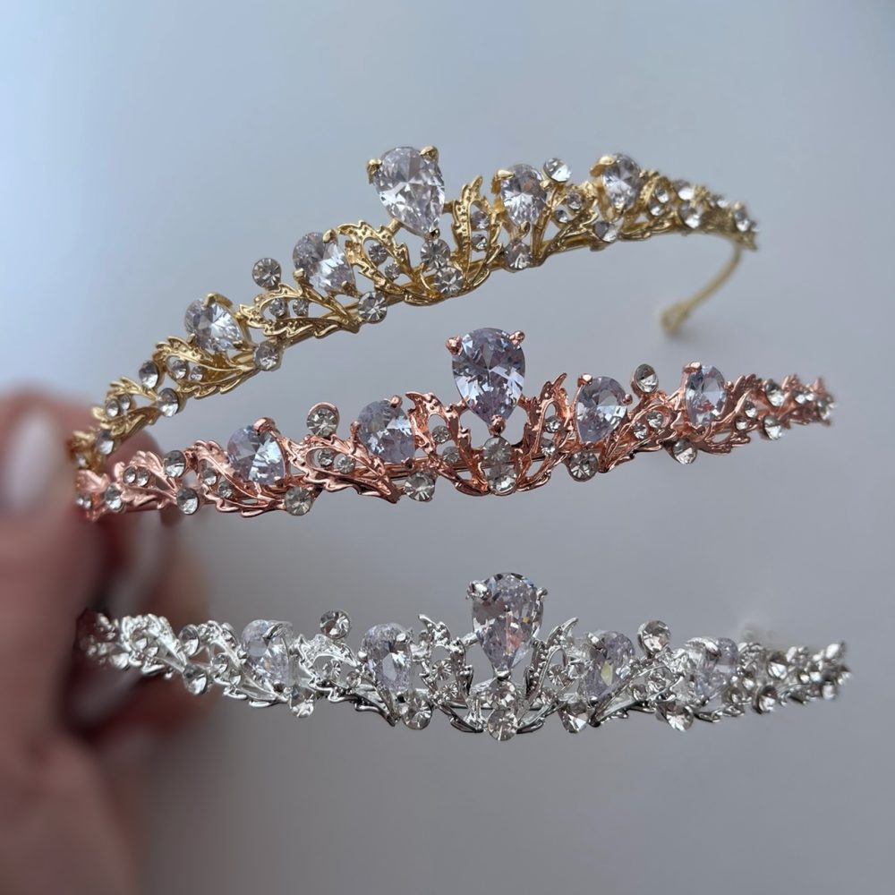 “Goldie” μεσαίου μεγέθους , πανέμορφη τιάρα , σε τρεις αποχρώσεις! - Image 3