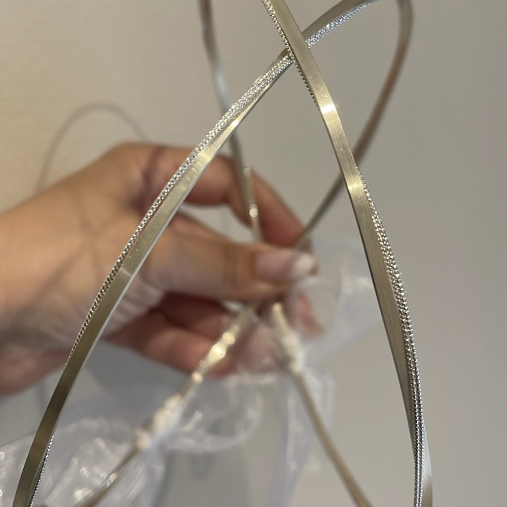 “Magnetic” πανέμορφα στέφανα. Χειροποίητα σε minimal γραμμή , ματ με λαμπερή διακόσμηση! - Image 2