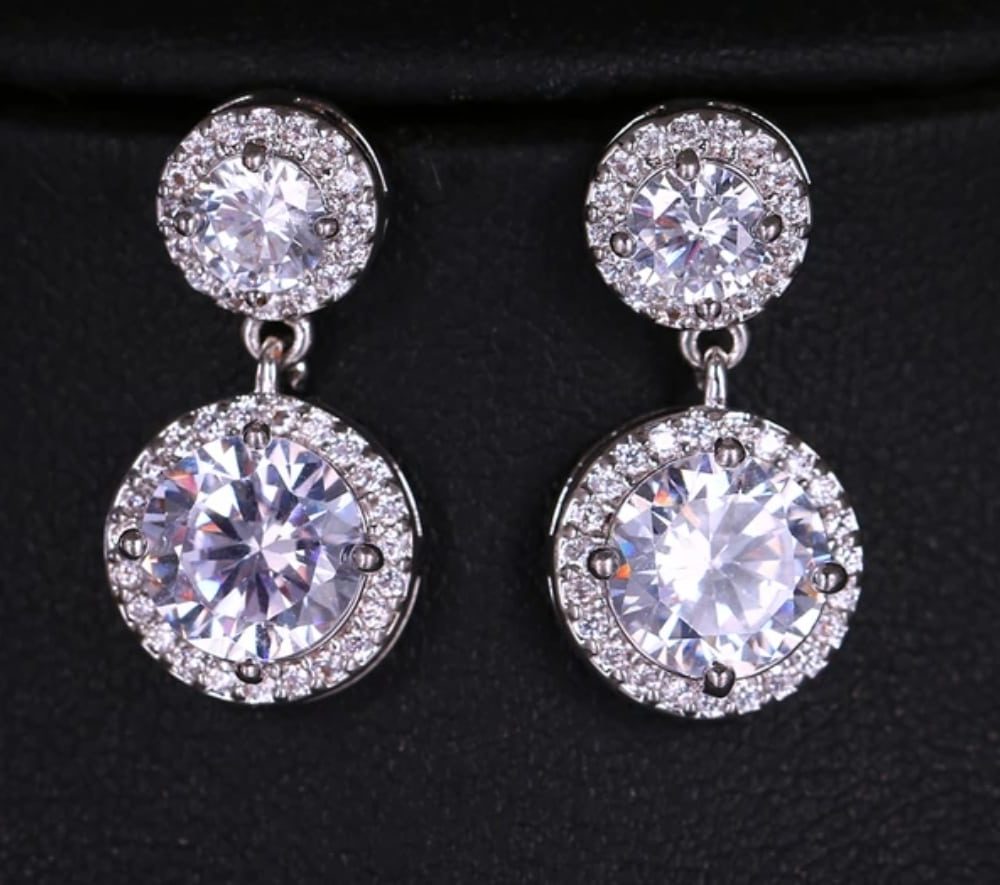 ''Themis'' υπέροχα και εύκολα να συνδιαστούν σκουλαρίκια , με λαμπερά κρύσταλλα ζιργκόν! - Image 7