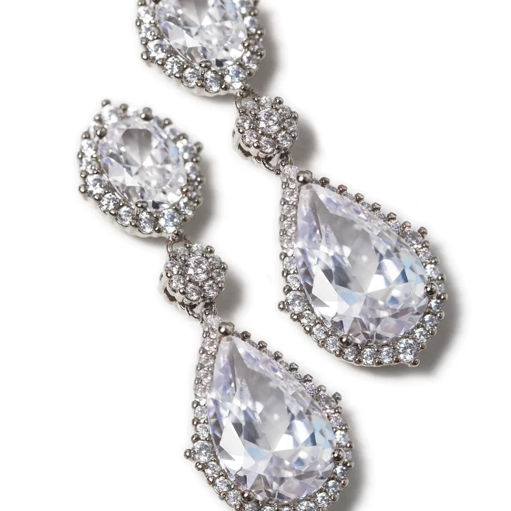 ''Niovi'' σκουλαρίκια με αριστοκρατικό σχεδιασμό! Μεσαίου μήκους, επιχρυσωμένα με ζιργκόν ανώτερης ποιότητας! - Image 10