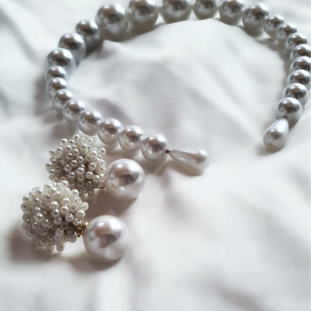 “Cherries” faux bijou σκουλαρίκια με περλίτσες! - Image 3