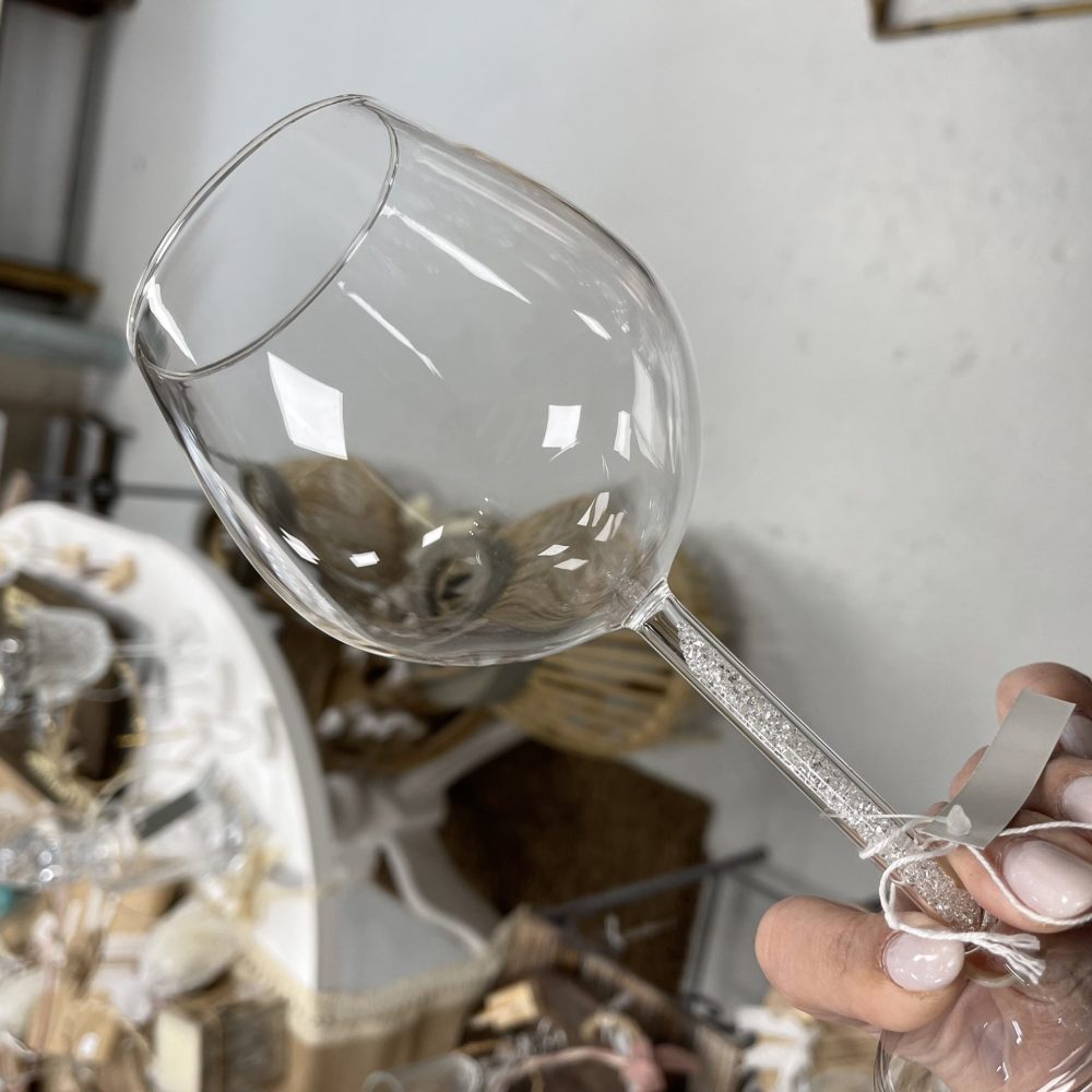 ΠΟΤΗΡΙ ΚΡΑΣΙΟΥ ΜΕ ΔΙΑΦΑΝΑ ΚΡΥΣΤΑΛΛΑΚΙΑ ΣΤΟ ΕΣΩΤΕΡΙΚΟ! - Image 2