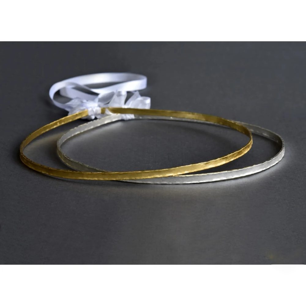 "Knights" επάργυρα σαγρέ στέφανα γάμου! - Image 3