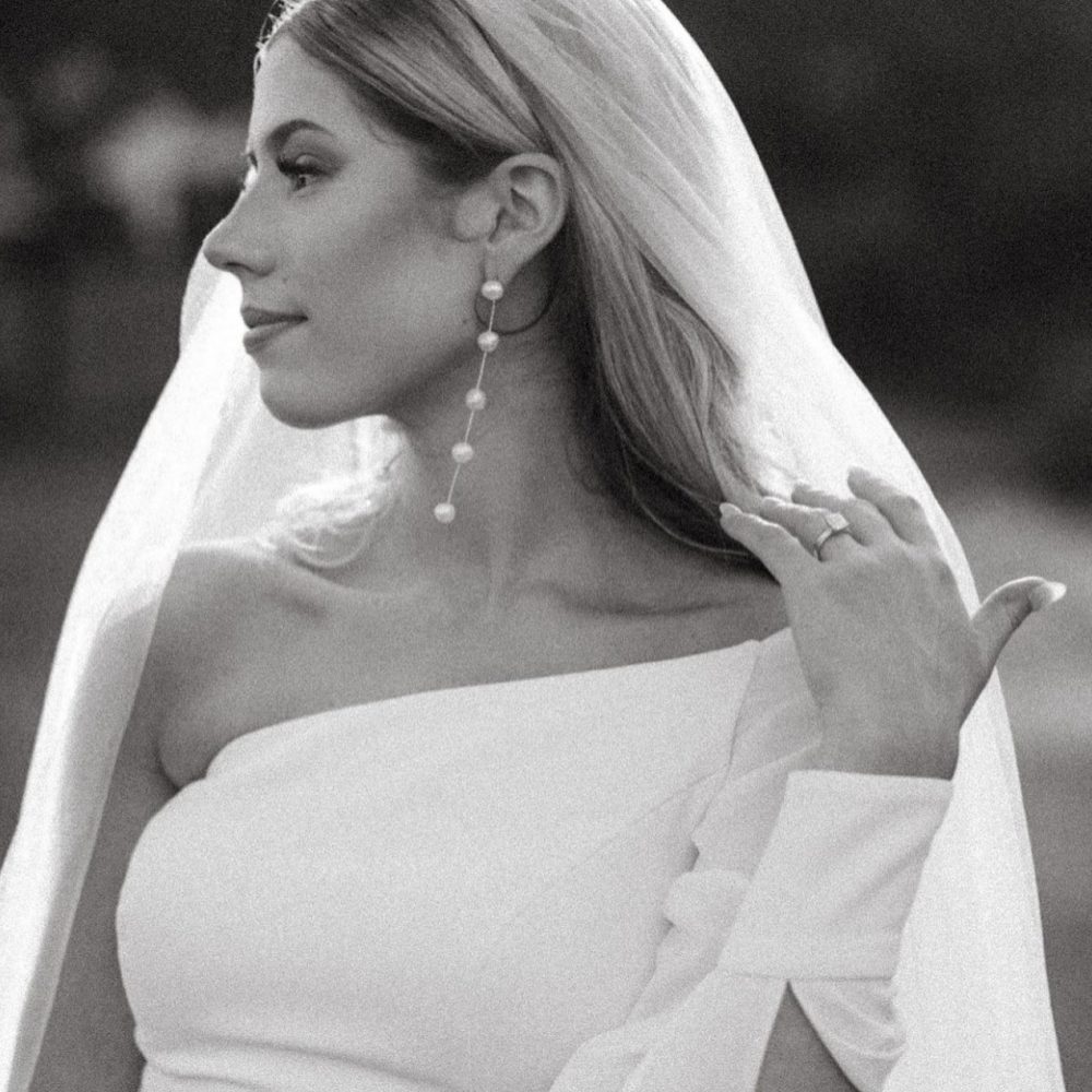 “Nikki” στυλάτα μακριά σκουλαρίκια, από ασήμι 925 επιχρυσωμένο και μαργαριτάρια του γλυκού νερού! - Image 5