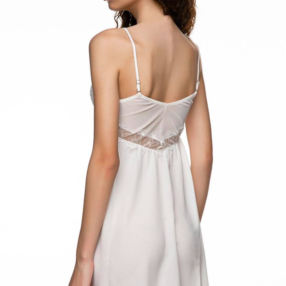 Νυχτικό από μαλακή , αέρινη ζορζέτα και δαντέλα! - Image 2