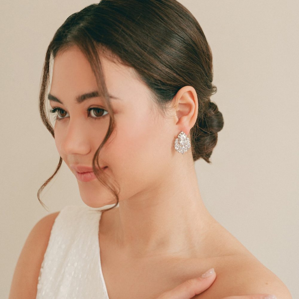 ''Dioni'' στυλάτα statement σκουλαρίκια με ζιργκόν ανώτερης ποιότητας! - Image 3