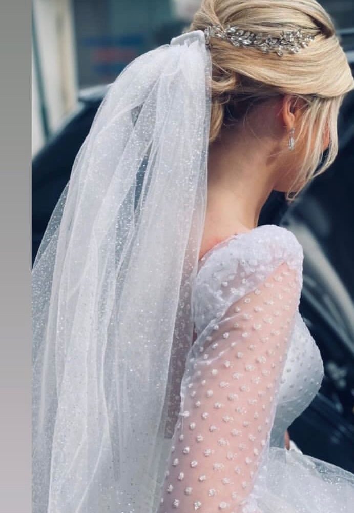 «Liza» κορδέλα με κρύσταλλα ιδανική για πλέξιμο στα μαλλιά! Μήκος 50cm. - Image 5