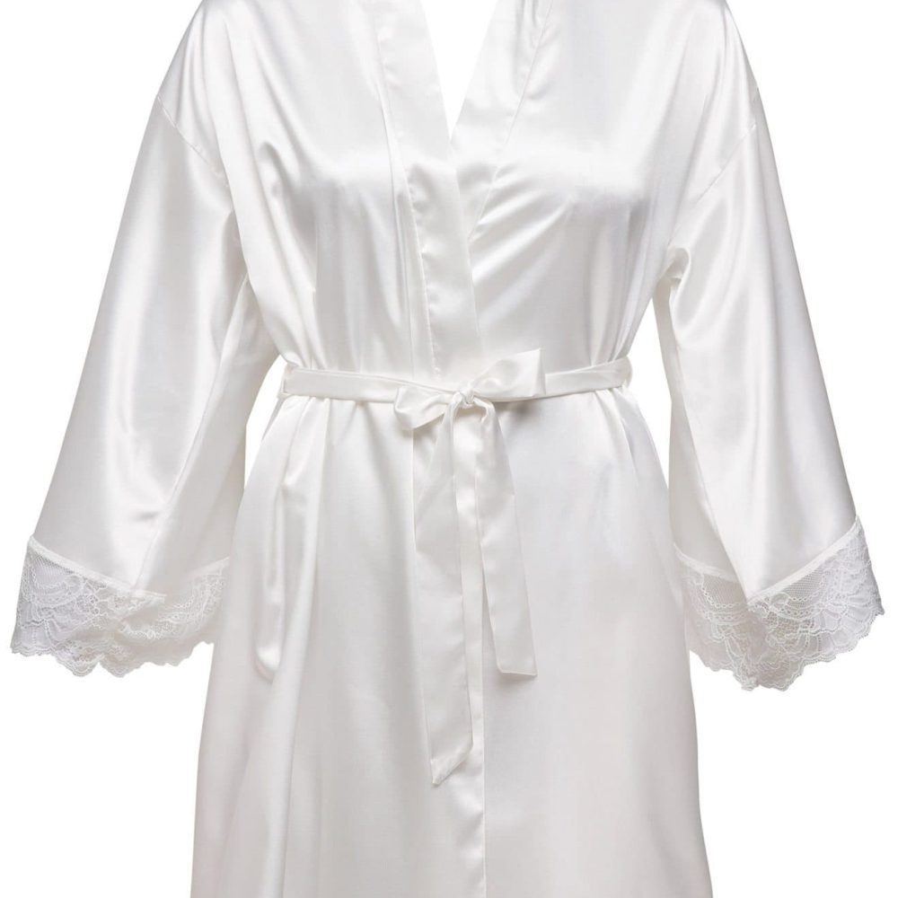 Νυφική Ρόμπα “Bride” Ιβουάρ - Image 2