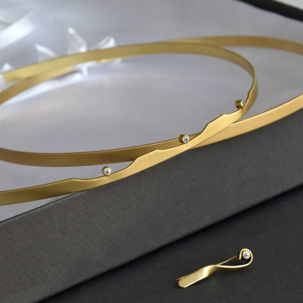 "King & Queen" επάργυρα στέφανα γάμου - ματ! - Image 6