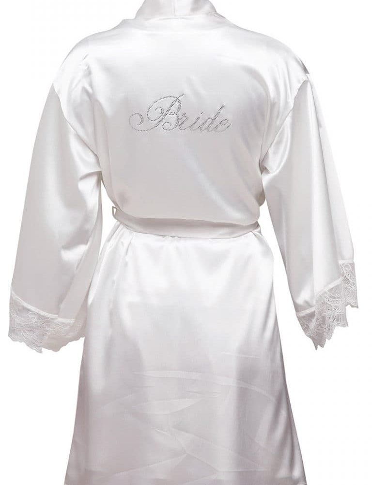 Νυφική Ρόμπα “Bride” Ιβουάρ - Image 7