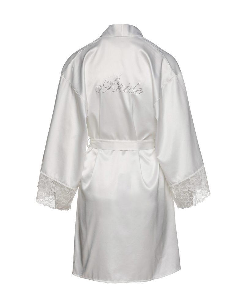 Νυφική Ρόμπα “Bride” Ιβουάρ - Image 3