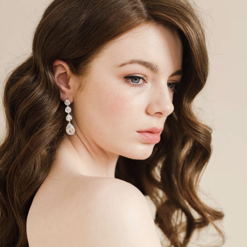 ''Joy'' σκουλαρίκια εξαιρετικής ποιότητας , με ζιργκόν κρύσταλλα που θα χαρίσουν λάμψη σε όποια εμφάνιση τα επιλέξετε! - Image 10