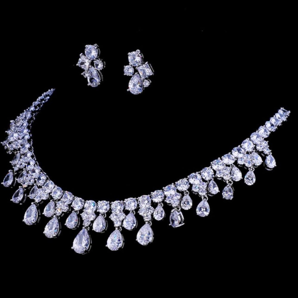''Princess'' εντυπωσιακό νυφικό σετ! Fairytale luxury jewlery set! - Image 8