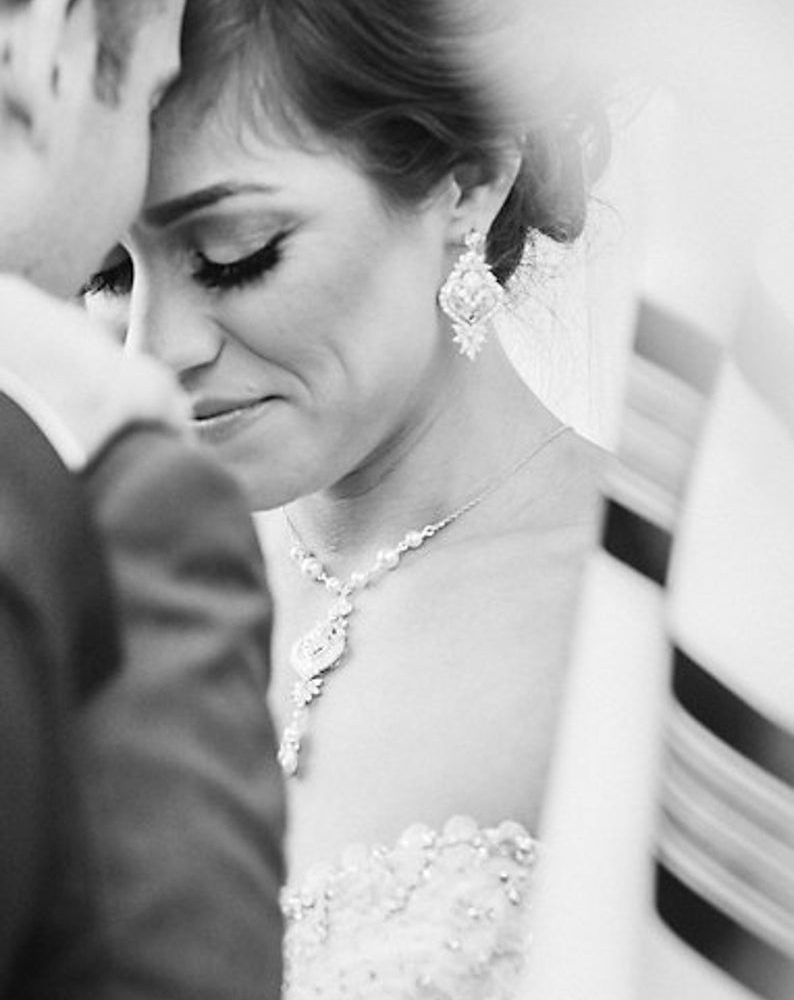 Boho crystal earrings - Image 4