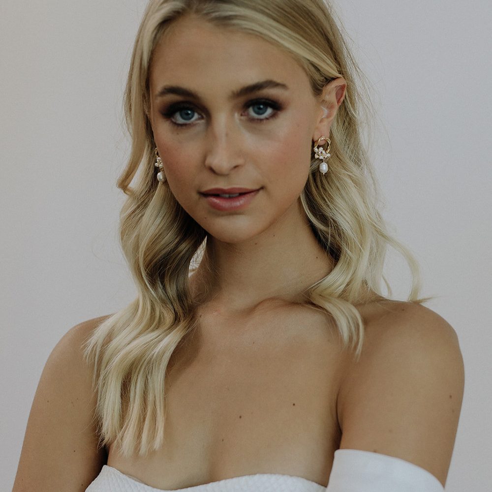 Ρομαντικά επιχρυσωμένα σκουλαρίκια, από ασήμι 925° και μαργαριτάρια! - Image 3