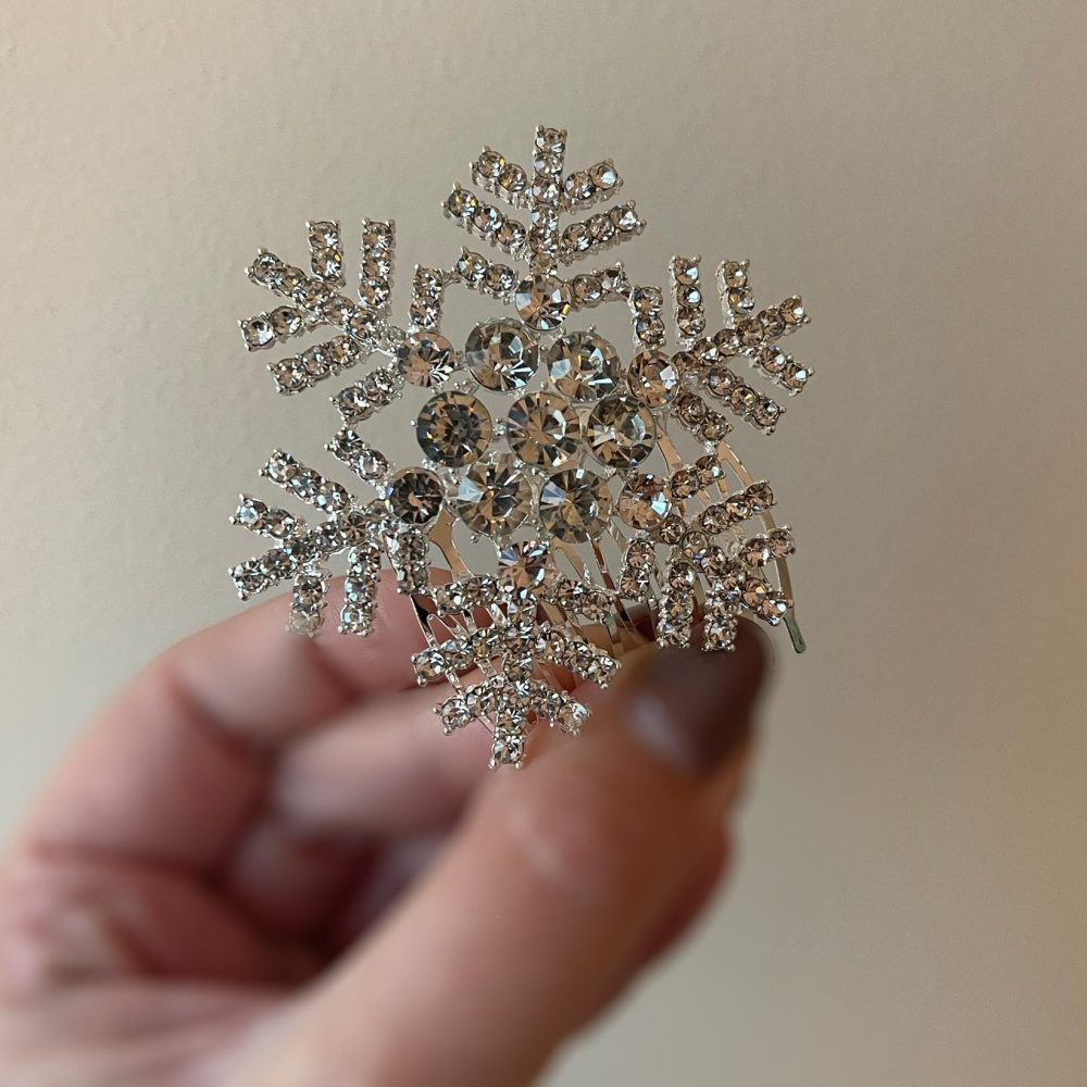 ''Snowflake" μοναδικό χτενάκι σε σχήμα νιφάδας χιονιού! Ιδανικό για νύφες του χειμώνα! - Image 7