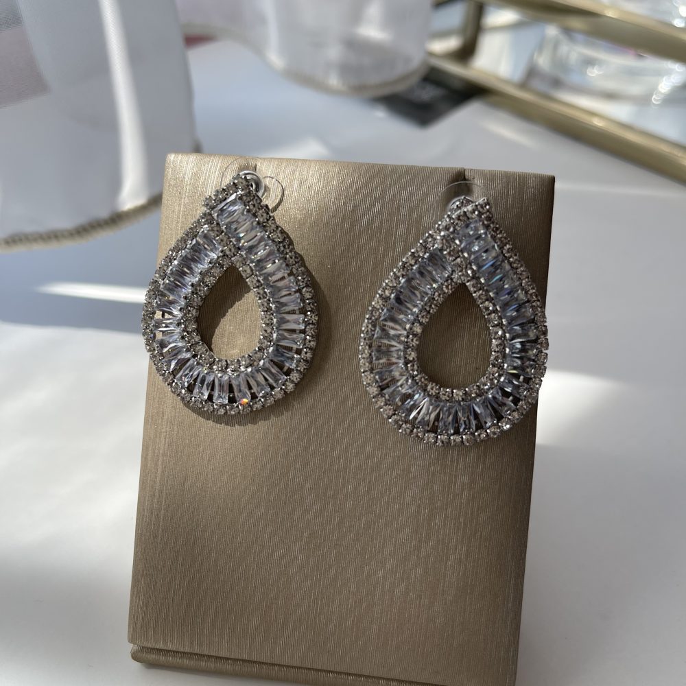 «Glava» μεγάλα statement σκουλαρίκια με λαμπερά ζιργκόν! - Image 4