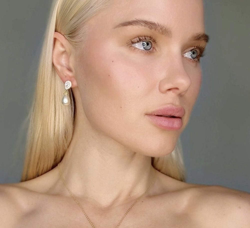 «True Romance» σε χρυσό! Σκουλαρίκια διαχρονικής ομορφιάς! Επιχρυσωμένα με κρυστάλλους ζιργκόν! - Image 2