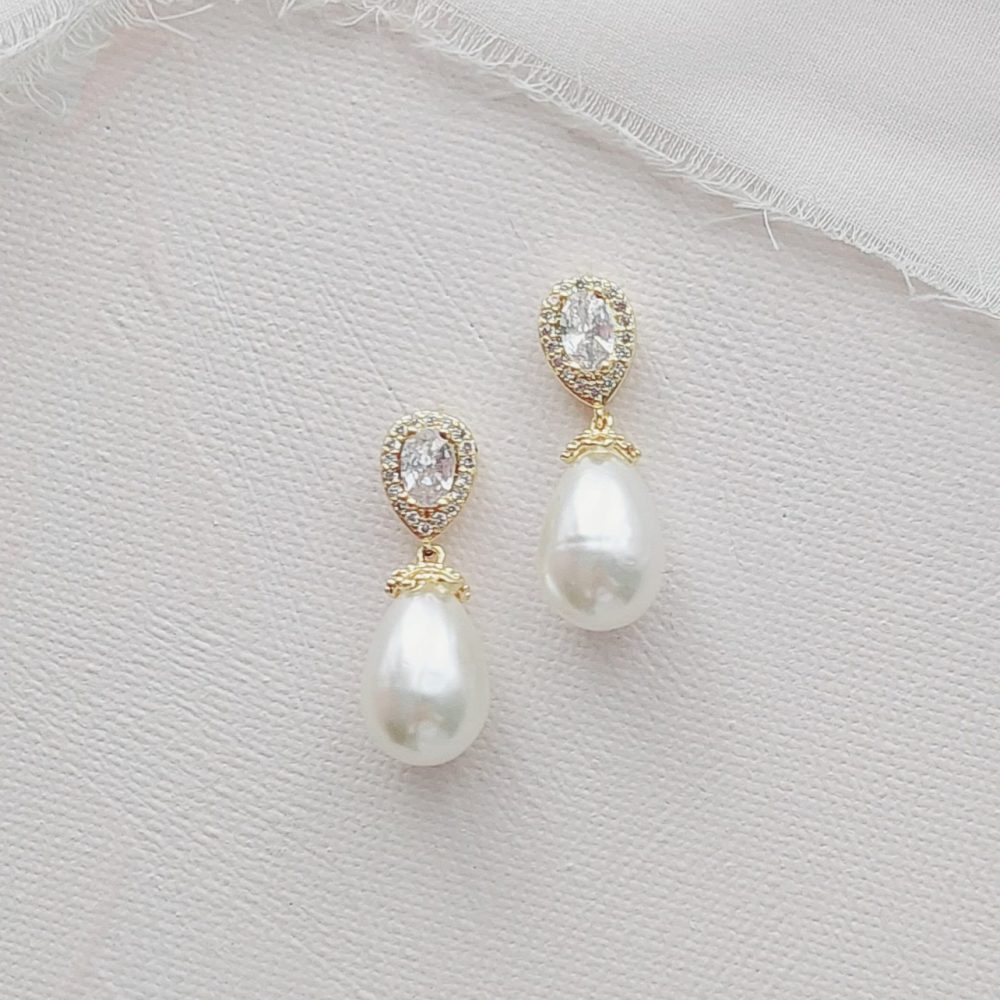 «True Romance» σε χρυσό! Σκουλαρίκια διαχρονικής ομορφιάς! Επιχρυσωμένα με κρυστάλλους ζιργκόν! - Image 6