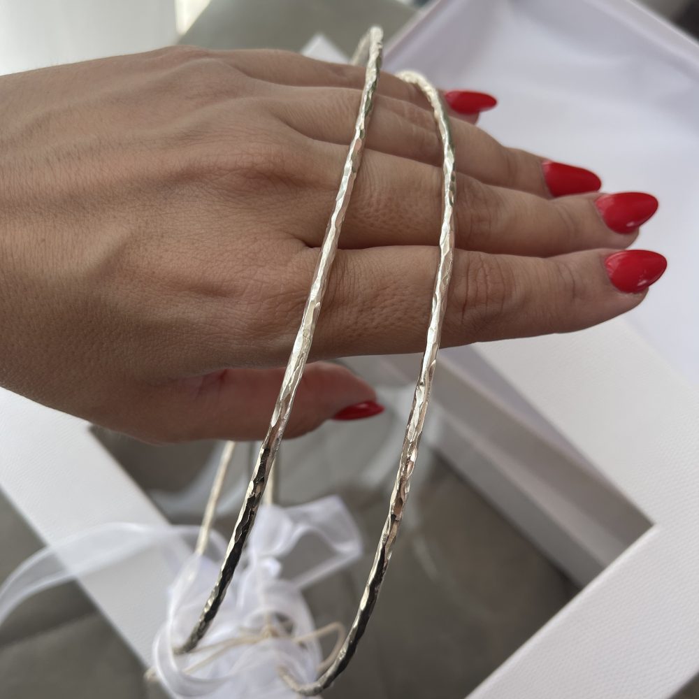 «Horizon» στρογγυλεμένα επάργυρα στέφανα, με σφυρήλατη τεχνική! - Image 5