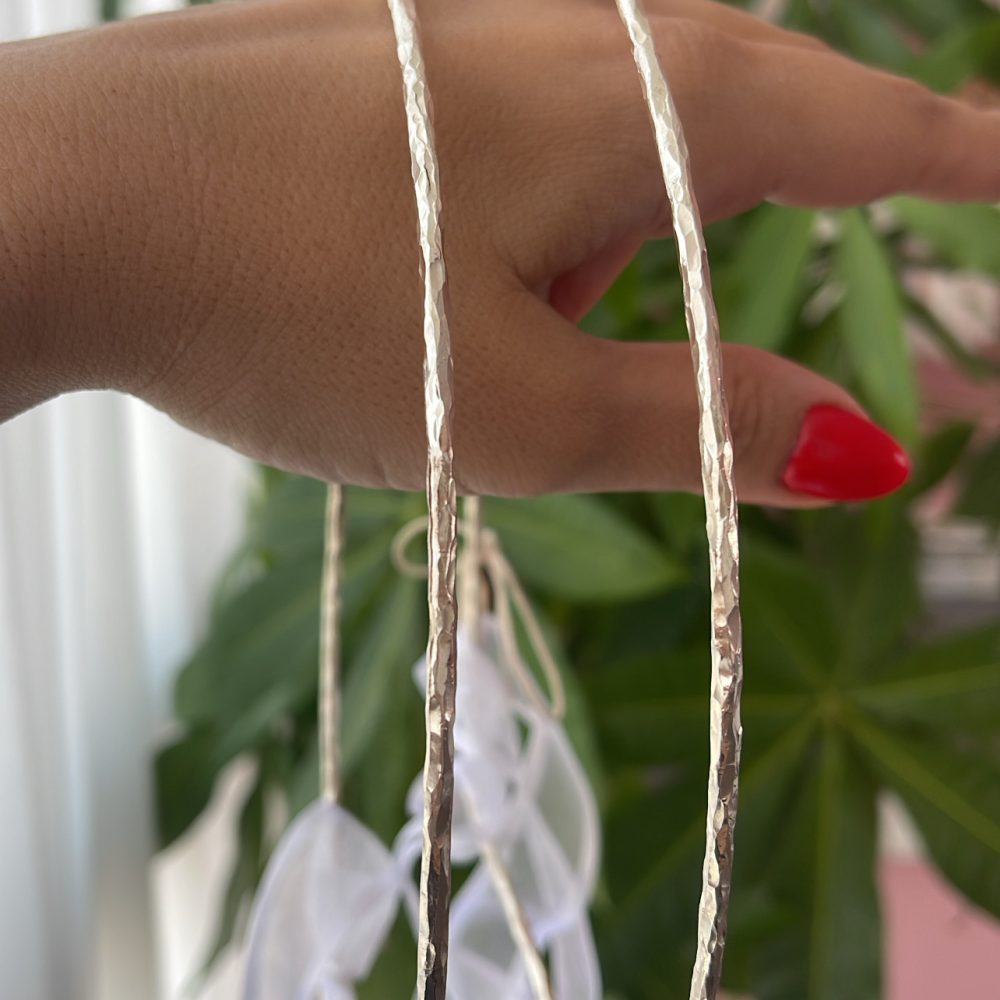 «Horizon» στρογγυλεμένα επάργυρα στέφανα, με σφυρήλατη τεχνική! - Image 6