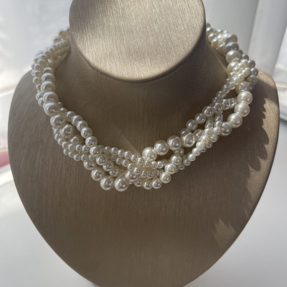 Vintage faux bijou κολιέ με πέρλες! - Image 6