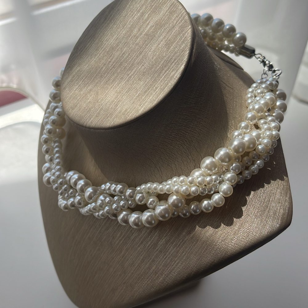 Vintage faux bijou κολιέ με πέρλες! - Image 3