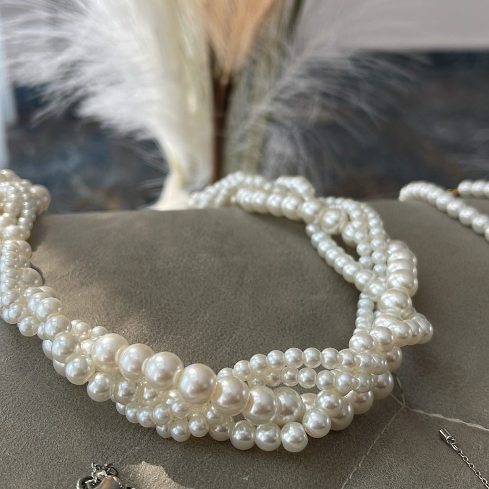 Vintage faux bijou κολιέ με πέρλες! - Image 5