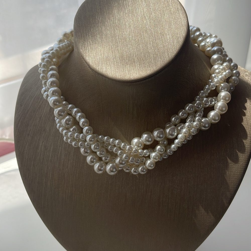 Vintage faux bijou κολιέ με πέρλες! - Image 7