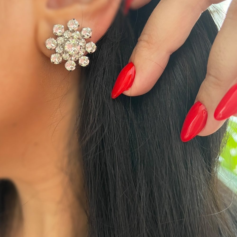 “Sunny” υπέροχα statement σκουλαρίκια με λαμπερά swarovski κρύσταλλα! - Image 3