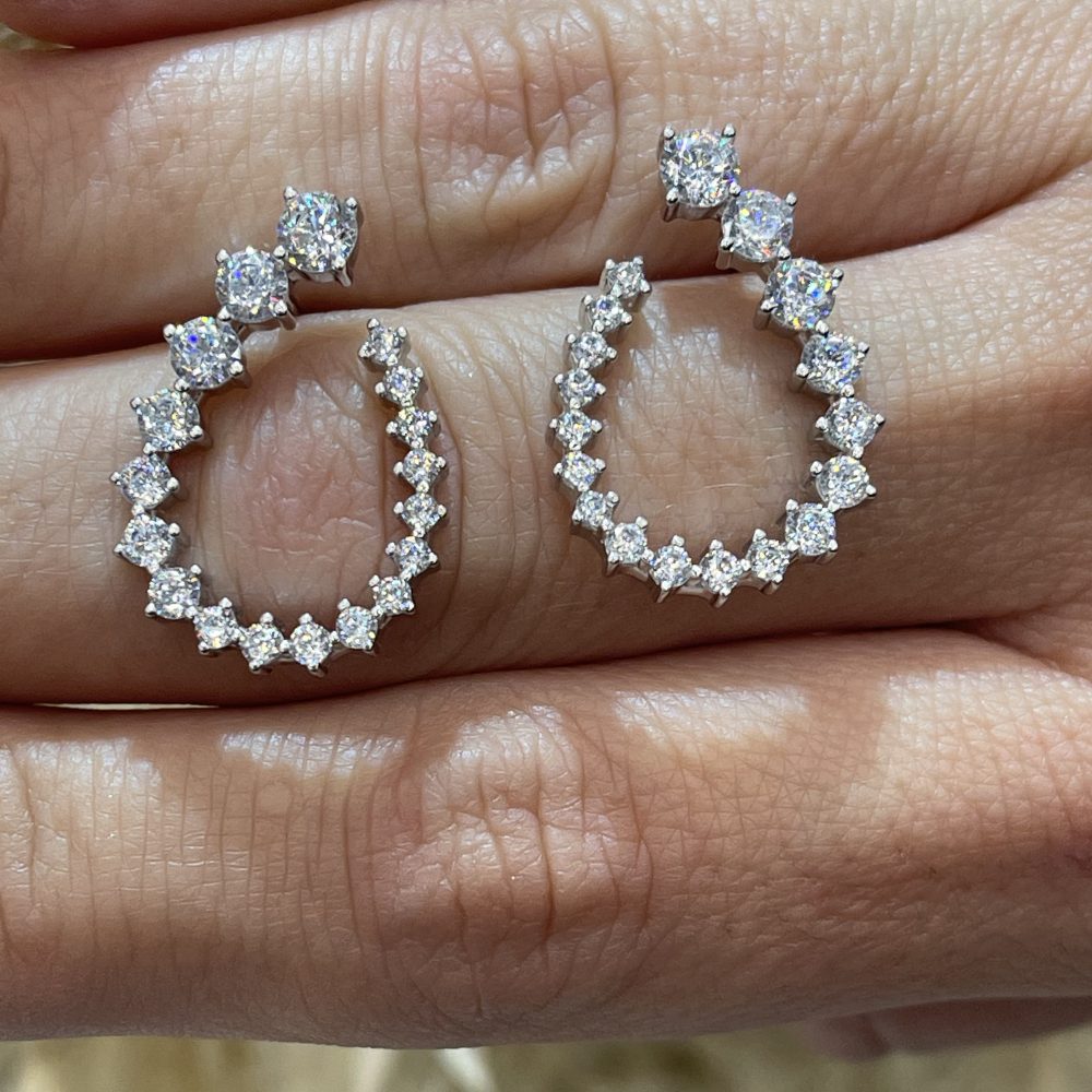 Kilts bridal σκουλαρίκια από καθαρό ασήμι 925• και ζιργκόν κορυφαίας ποιότητας! - Image 2