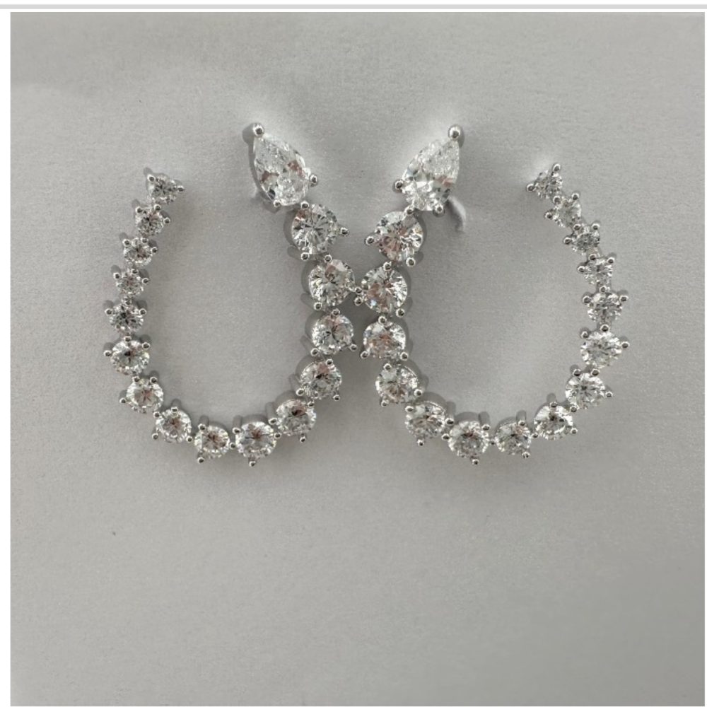 Kilts bridal σκουλαρίκια από καθαρό ασήμι 925• και ζιργκόν κορυφαίας ποιότητας!