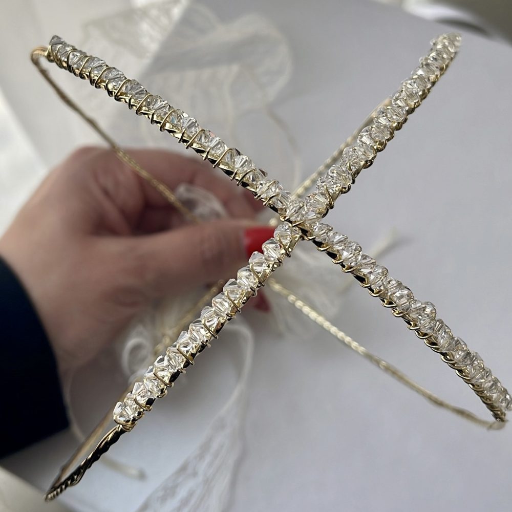 “Imperial” χειροποίητα επάργυρα στέφανα γάμου! - Image 2