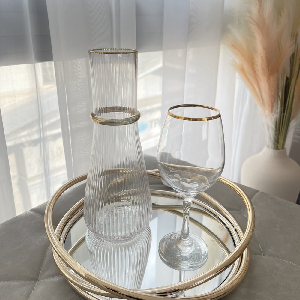 Σετ γάμου 3τμχ. με χρυσές λεπτομέρειες! - Image 4