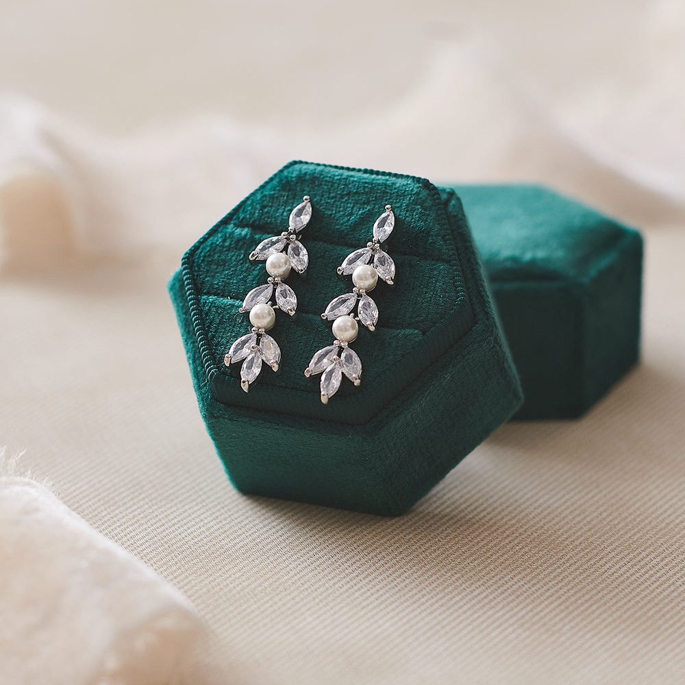 «Liebe» νυφικό σετ έρωτας , βραχιόλι με τα σκουλαρίκια του! - Image 2