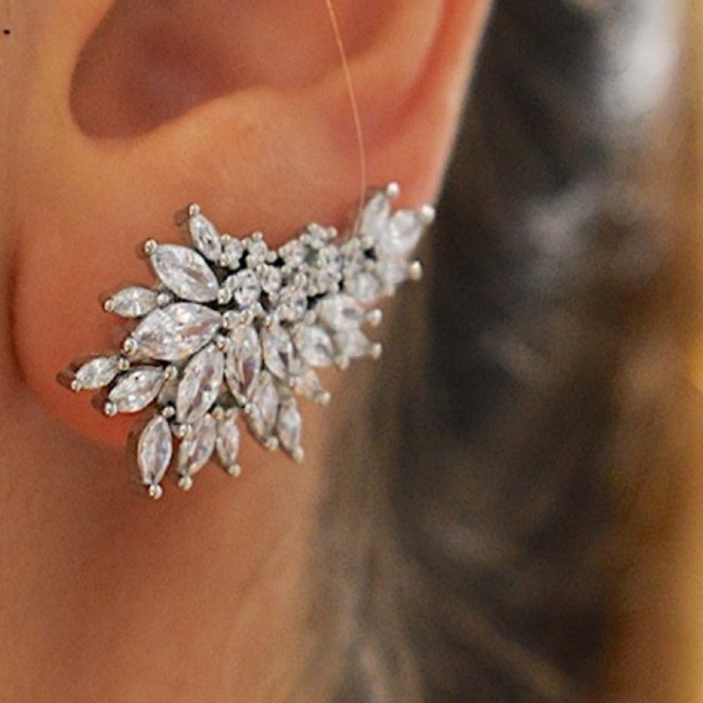 “The Dune” ear cuff στολισμένα με ζιργκόν! - Image 3