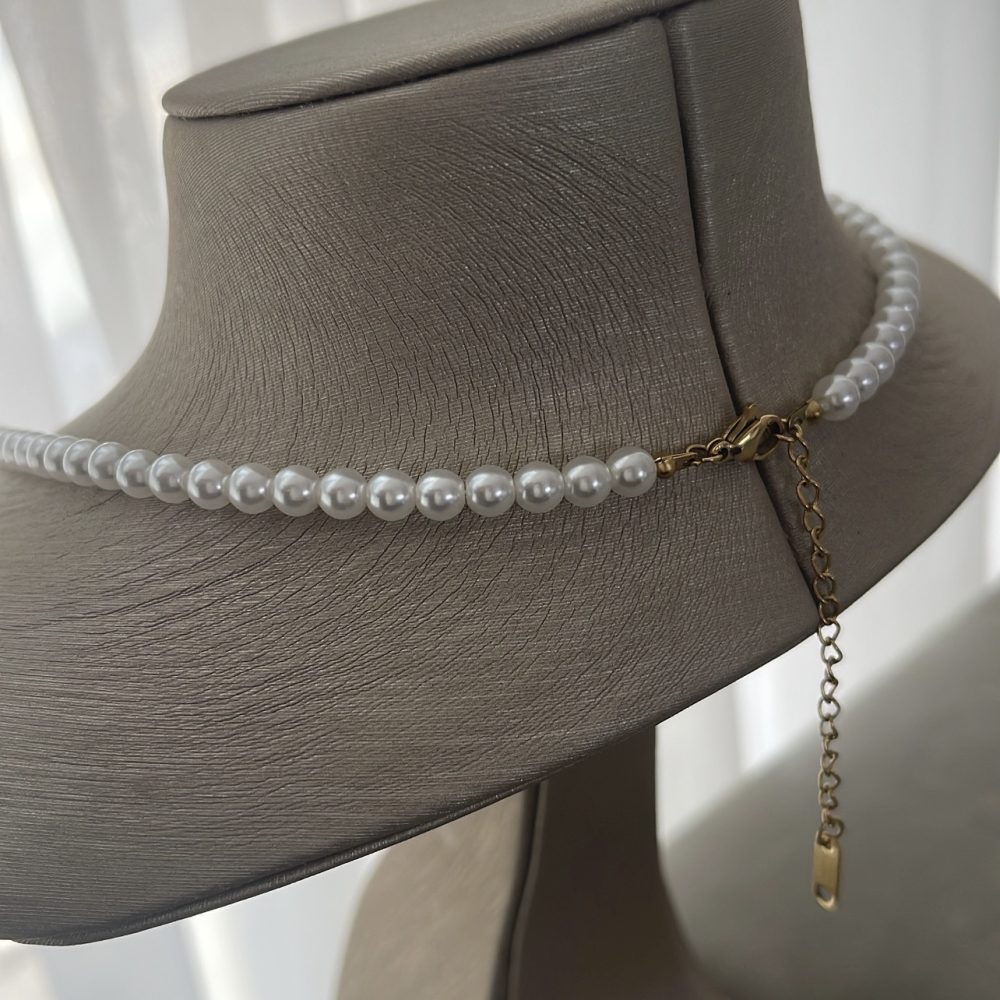 Κομψό κόλιε με πέρλες , διάμετρος 0.4χιλ.! - Image 2