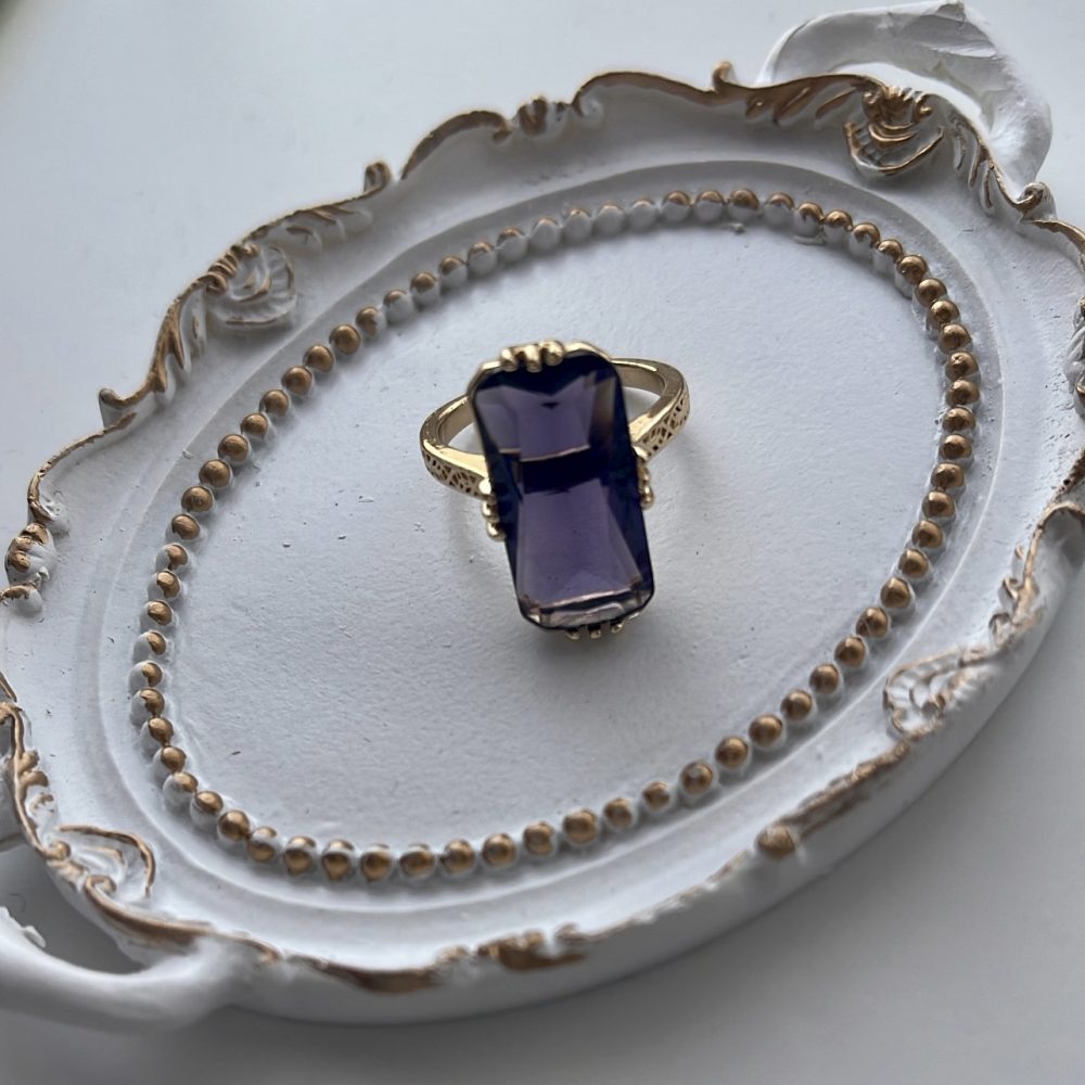 Vintage πιατάκι για βέρες, λευκό! - Image 3