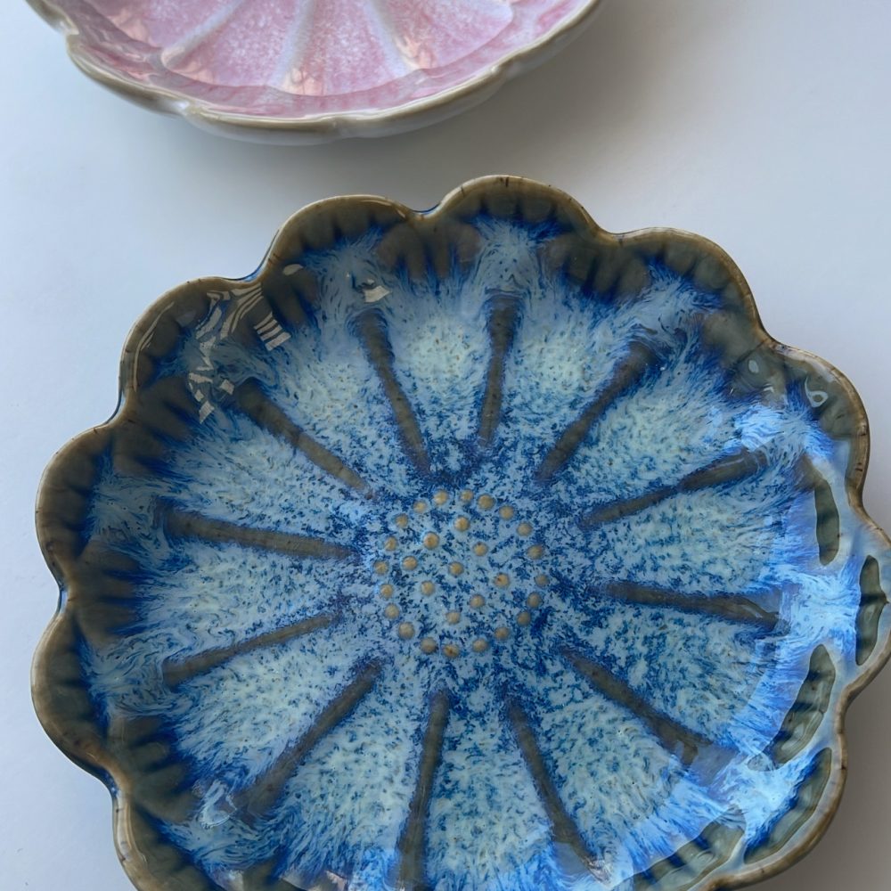 Κεραμικό πιατάκι για βέρες , σε μπλε-σμαραγδί αποχρώσεις! - Image 2