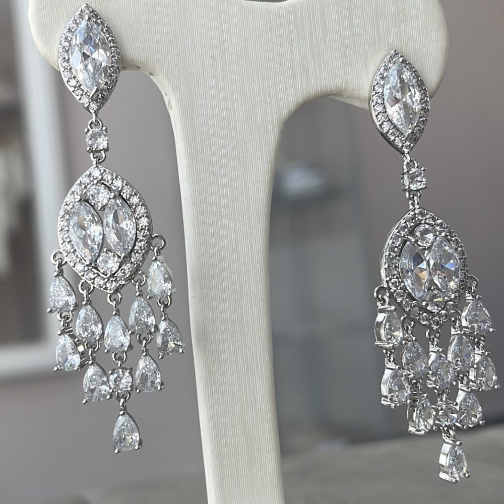 “Thelxis” μακριά boho σκουλαρίκια! Με εκκεντρικό σχεδιασμό & λαμπερά ζιργκόν! - Image 2