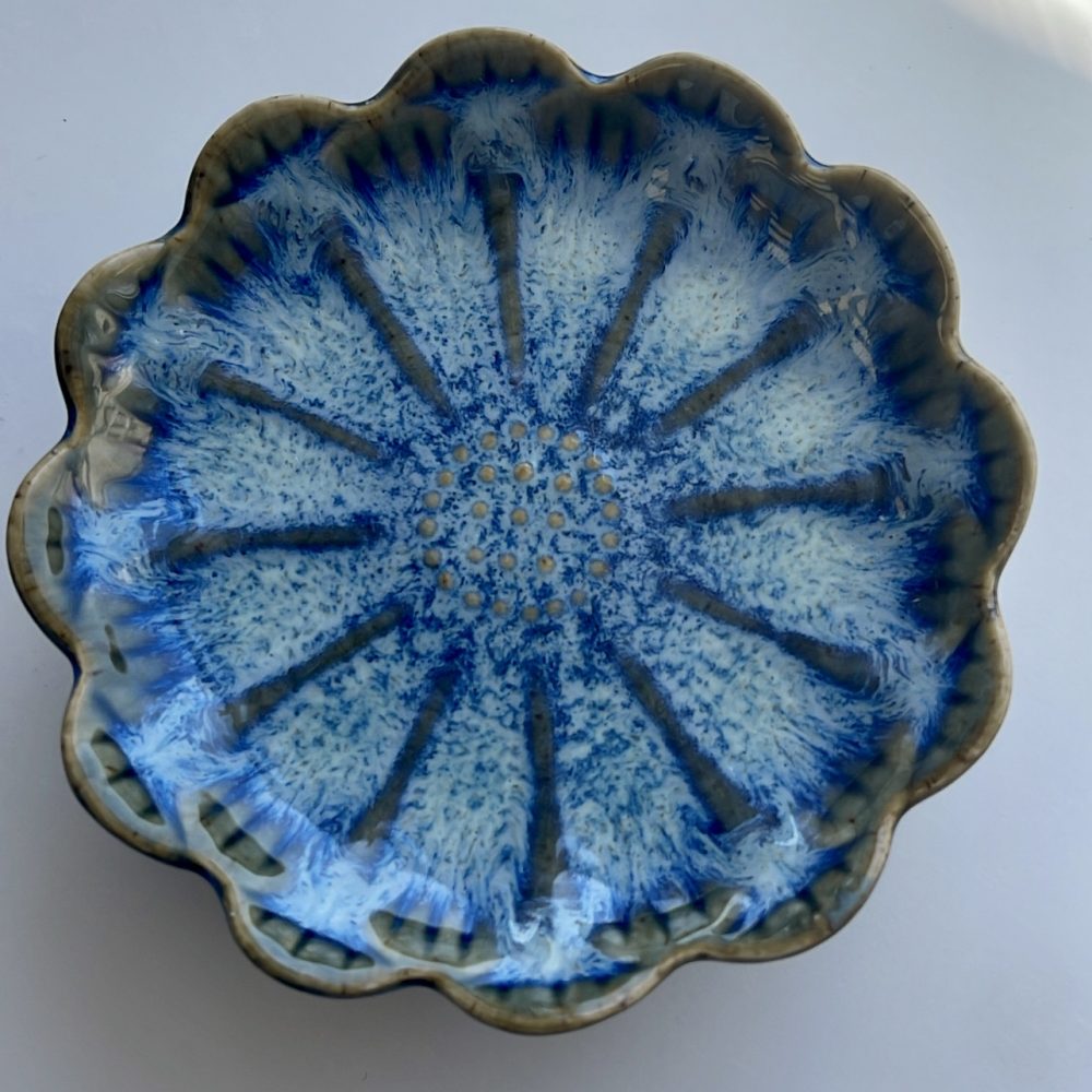 Κεραμικό πιατάκι για βέρες , σε μπλε-σμαραγδί αποχρώσεις! - Image 3