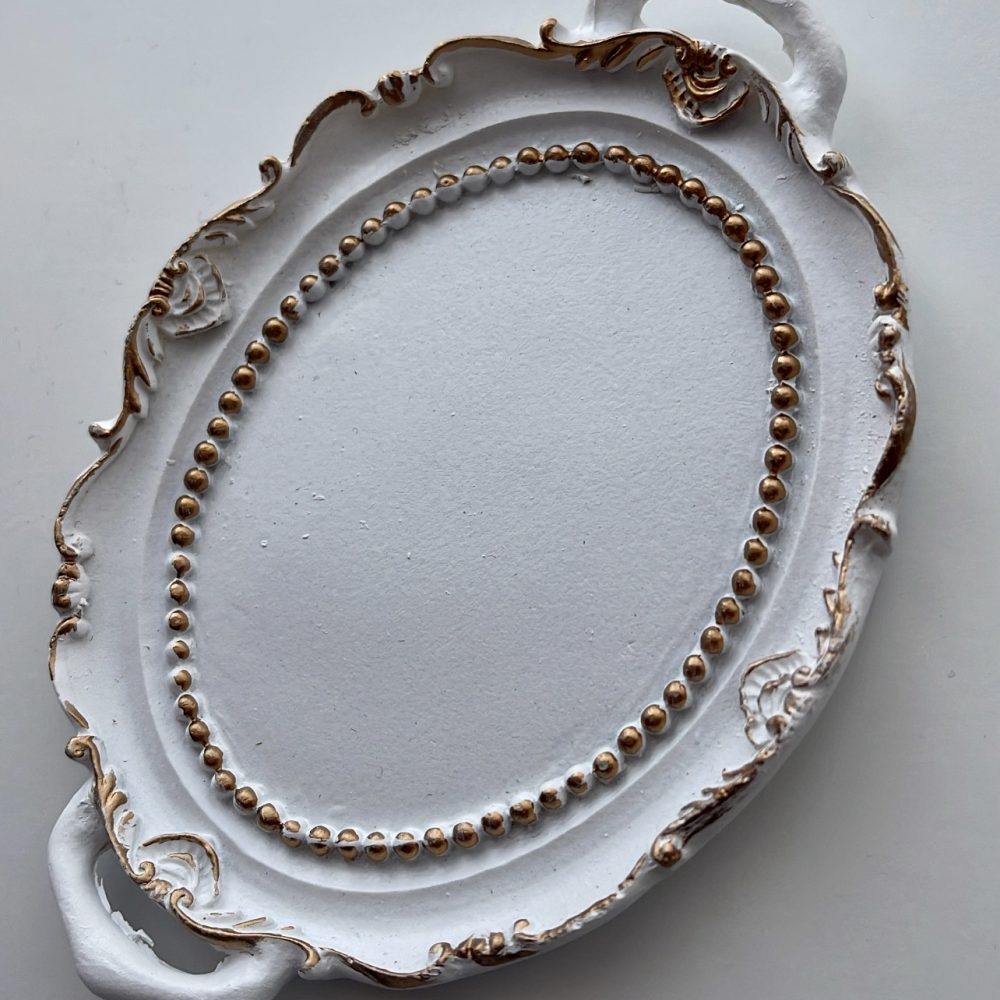 Vintage πιατάκι για βέρες, λευκό! - Image 2