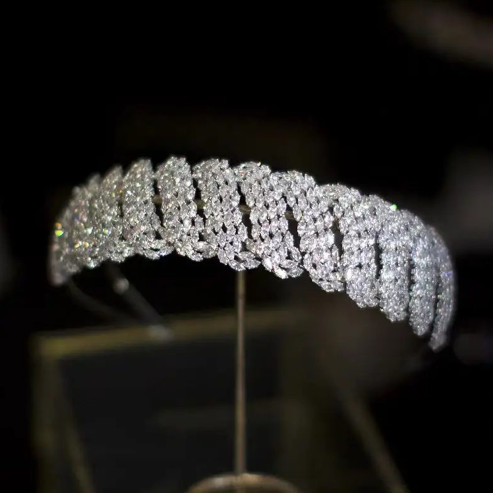 “Midnight spark” oversized στέκα με κρύσταλλα ζιργκόν! - Image 3