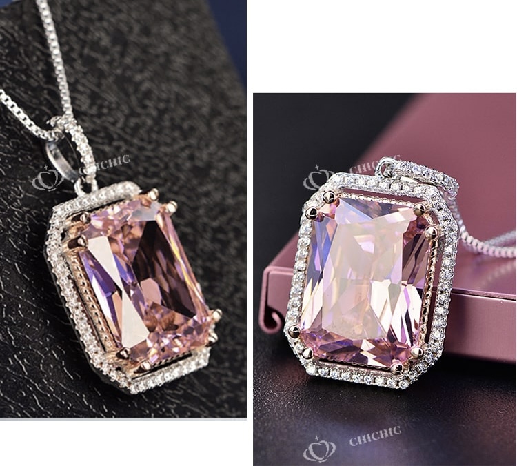 “Pure Pink” σετ κοσμημάτων για τους λάτρεις του ροζ , με diamond like κοπή στα ζιργκόν!