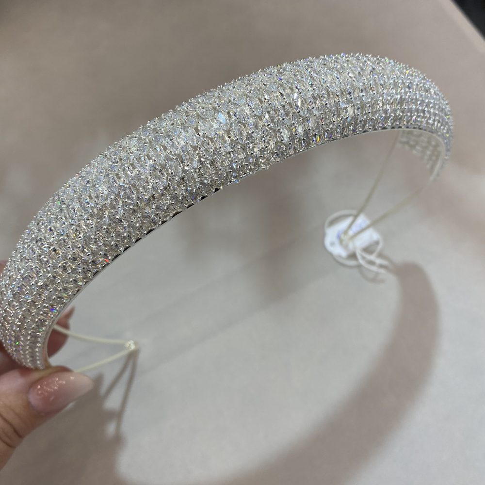 «Effortless» στυλάτο headpiece, μοναδικού σχεδιασμού! Εξολοκλήρου στολισμένο με υπέρλαμπρα ζιργκόν! - Image 6