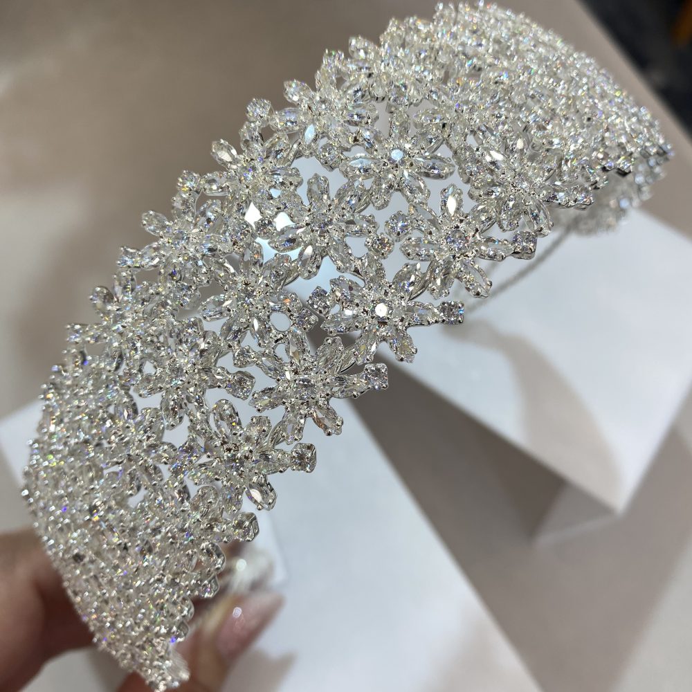 “Joli Joli” απόλυτα εντυπωσιακό headpiece! Στολισμένο με λαμπερά ζιργκόν κορυφαίας λάμψης! - Image 2