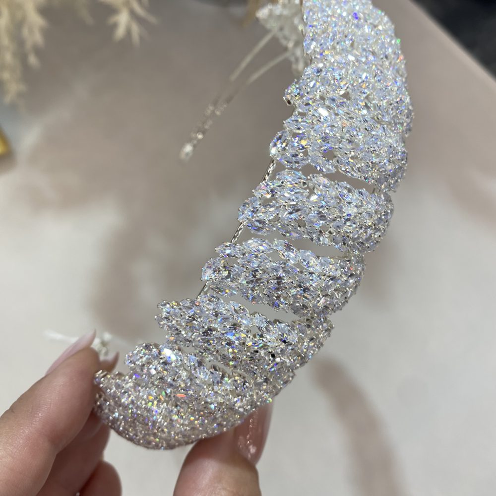 “Midnight spark” oversized στέκα με κρύσταλλα ζιργκόν! - Image 8