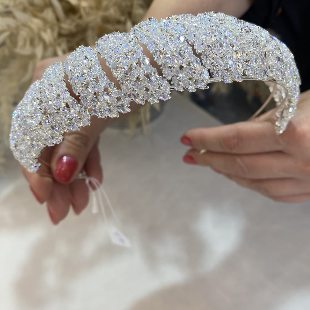 “Midnight spark” oversized στέκα με κρύσταλλα ζιργκόν! - Image 2