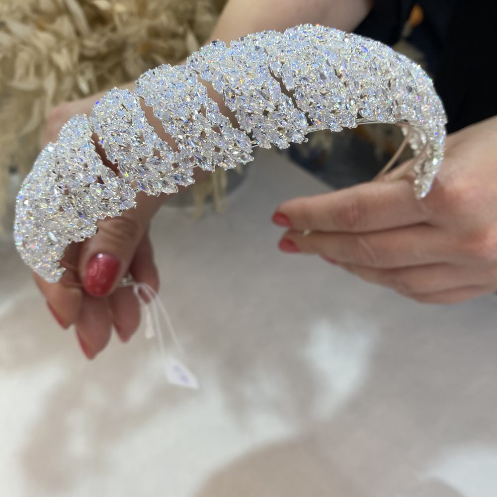 “Midnight spark” oversized στέκα με κρύσταλλα ζιργκόν! - Image 6